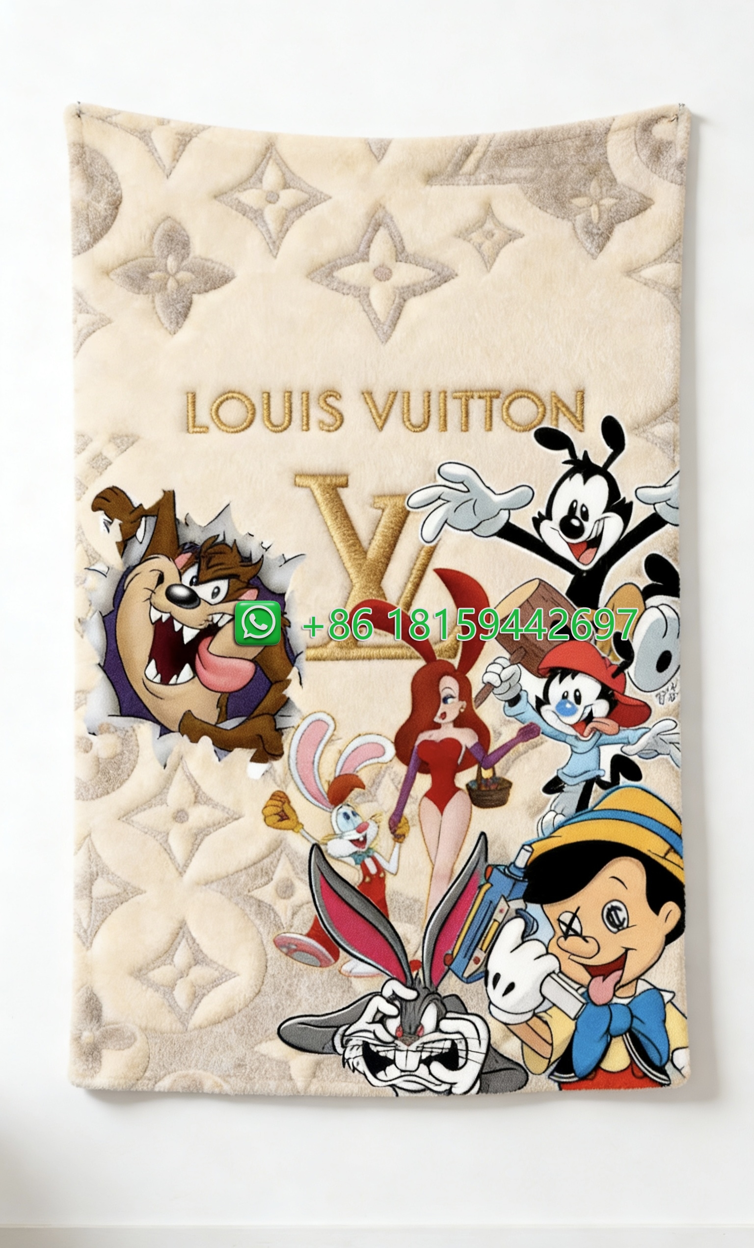 Louis Vuitton Throw Blankets
